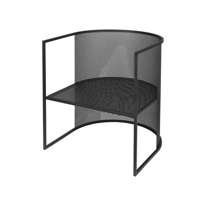Kristina Dam Studio Bauhaus Lounge Chair, Sort