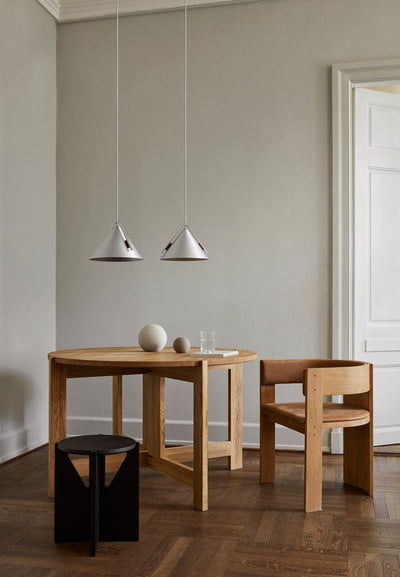Kristina Dam Studio Collector Dining Table, Oileret Eg, Ø120 cm