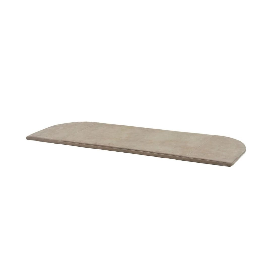 Kristina Dam Studio Bauhaus Lounge Bench Seating Cushion, Lys brun