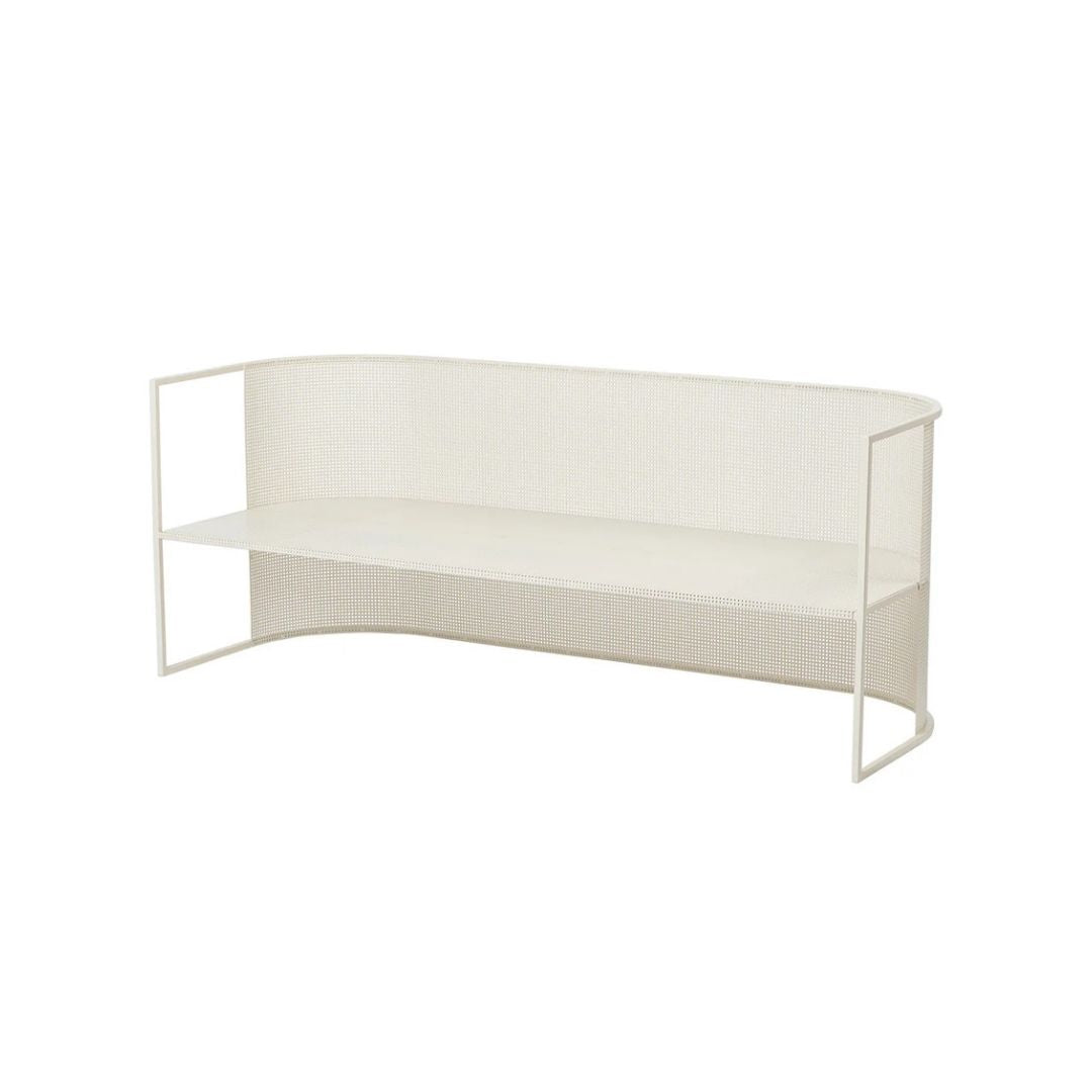 Kristina Dam Studio Bauhaus Lounge Bench, Beige