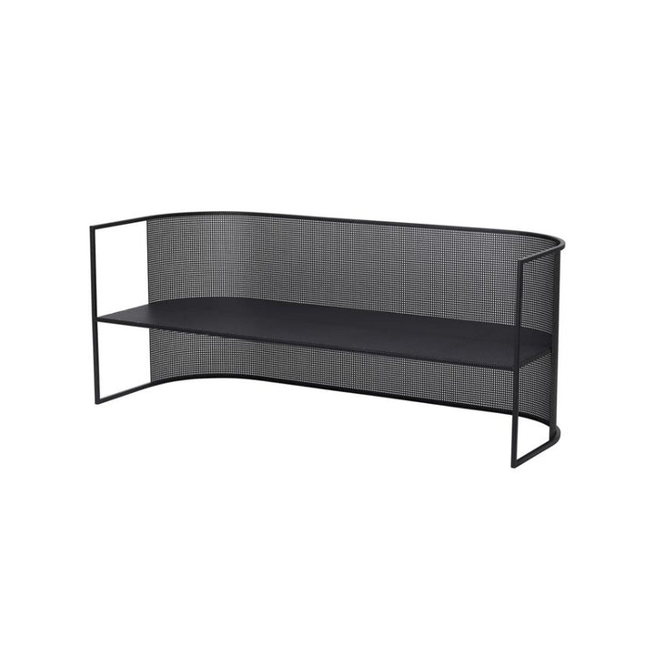 Kristina Dam Studio Bauhaus Lounge Bench, Sort