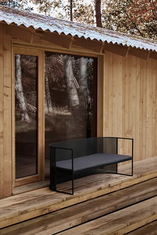 Kristina Dam Studio Bauhaus Lounge Chair, Sort