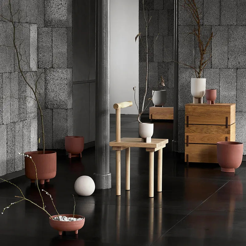 Kristina Dam Studio Serene Terrakotta Blumentopf Klein