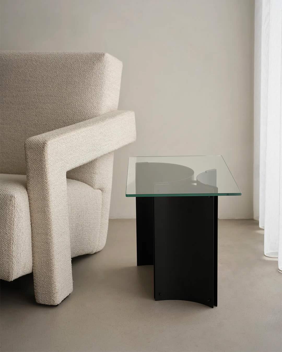 Kristina Dam Studio Curated Sidebord, Black