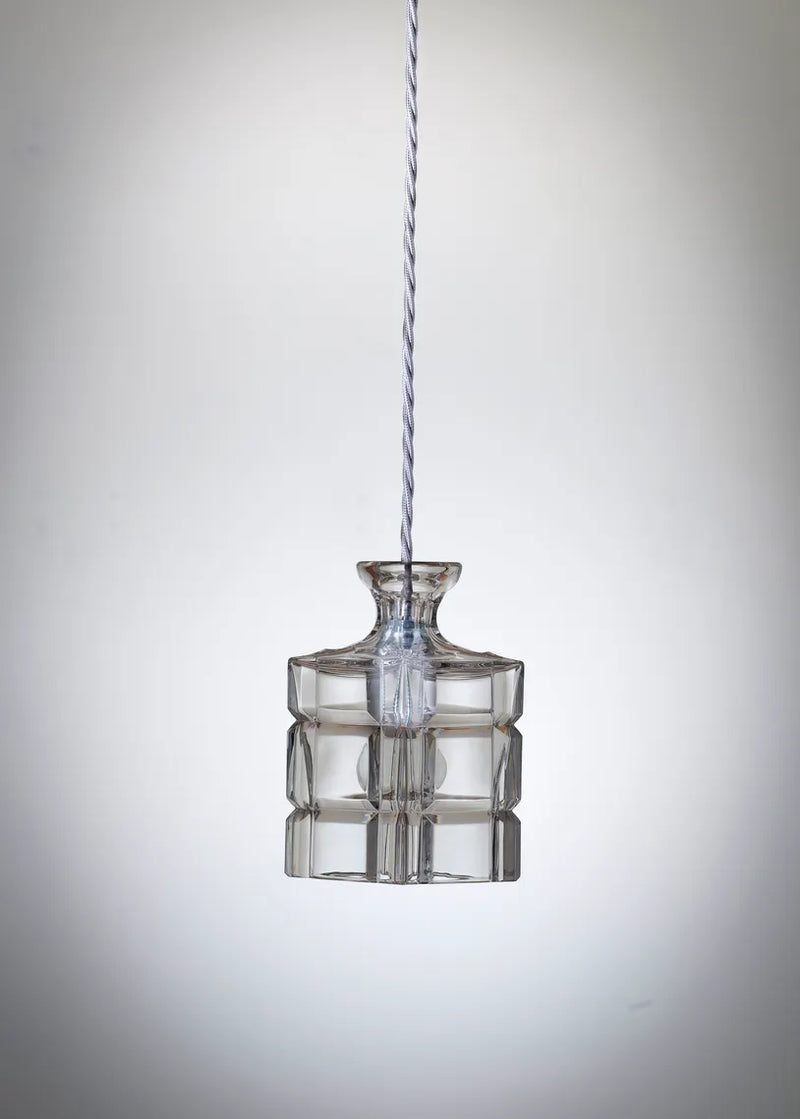 EBB & FLOW Clyde Carafe Pendel, Ø9, Klar Krystal