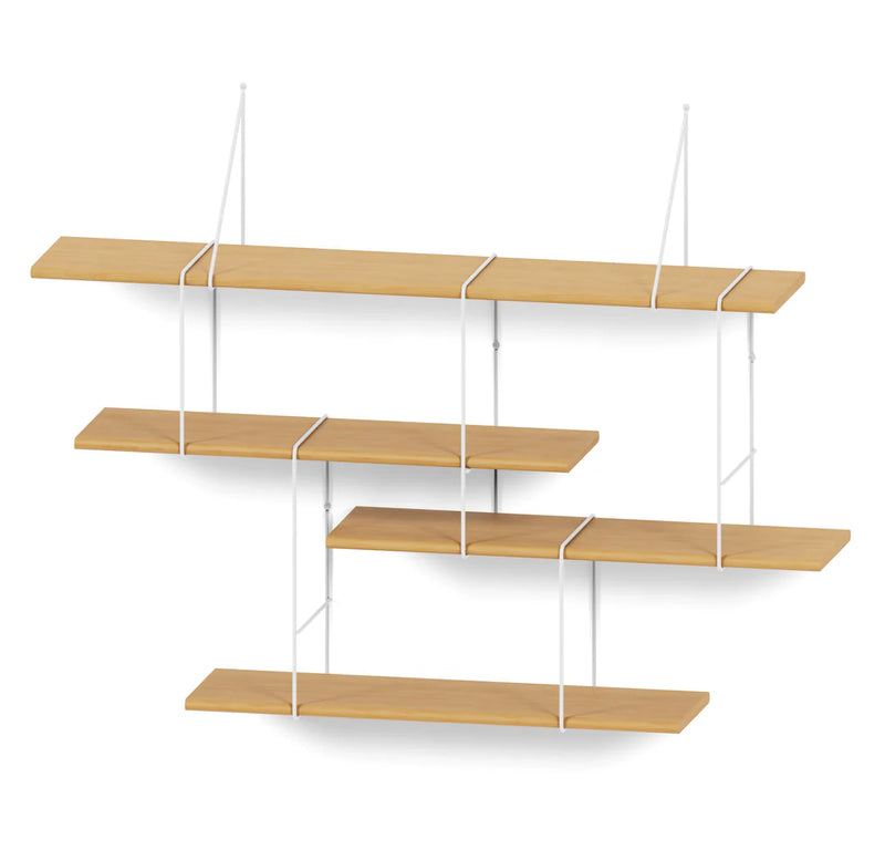 Studio Hausen Link Shelf set 1 Oak / White