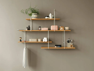 Studio Hausen Link Shelf set 1 Oak / White