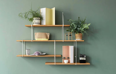 Studio Hausen Link Shelf set 1 Oak / White