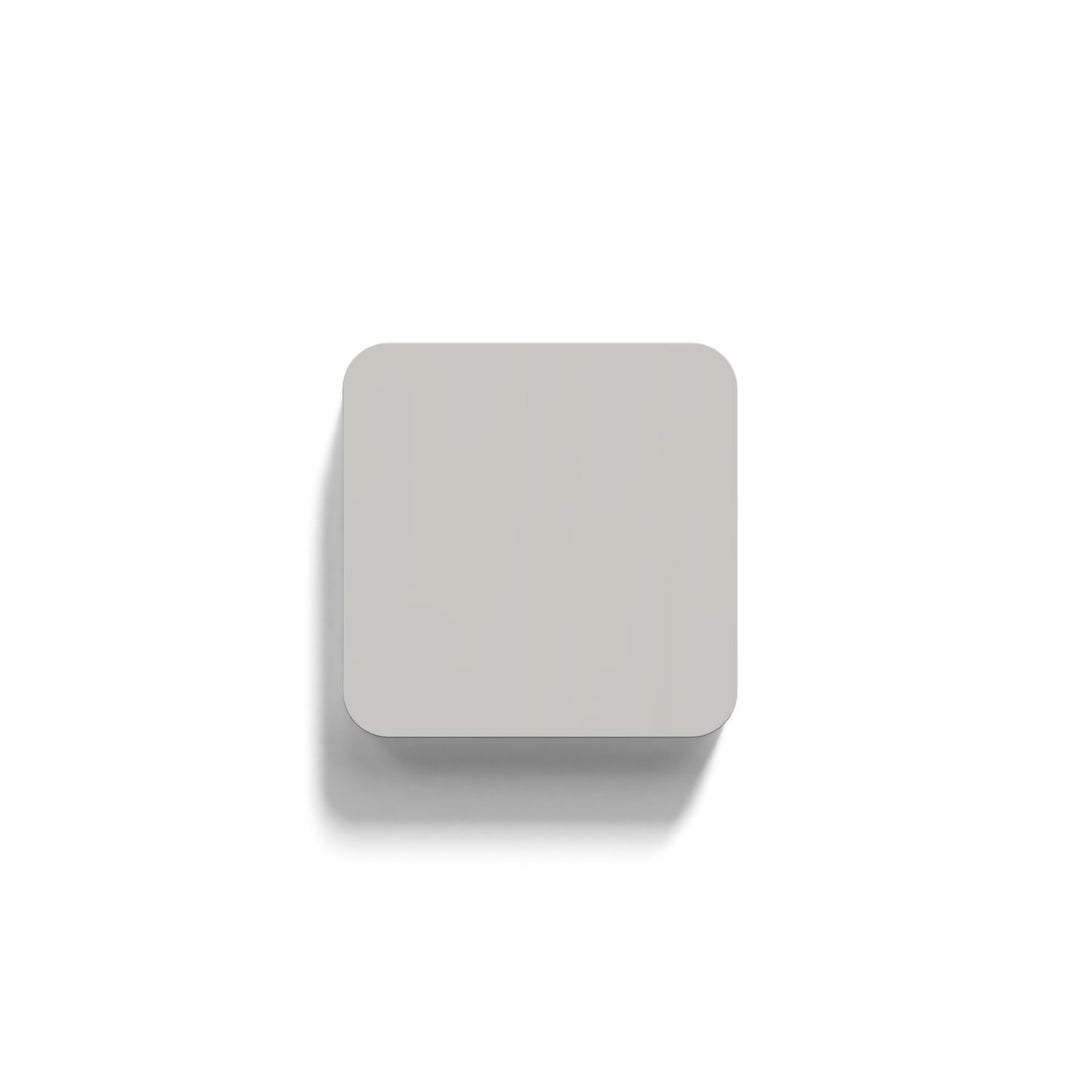 LINTEX Bloc Skrivetavle Glas med stof 60x60, Grå