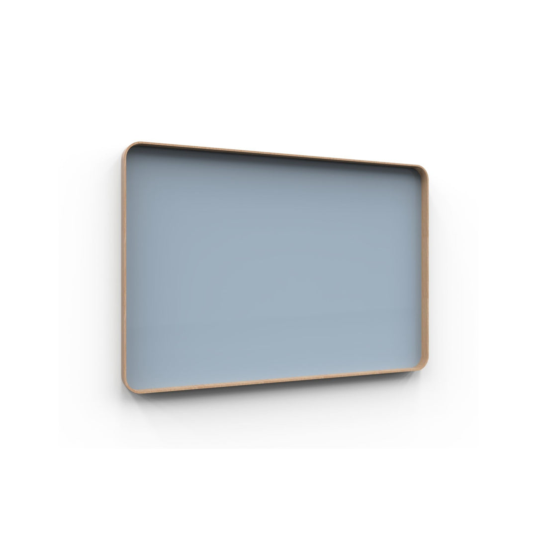 LINTEX Frame Skrivetavle Glas 150x100, Blå/Eg