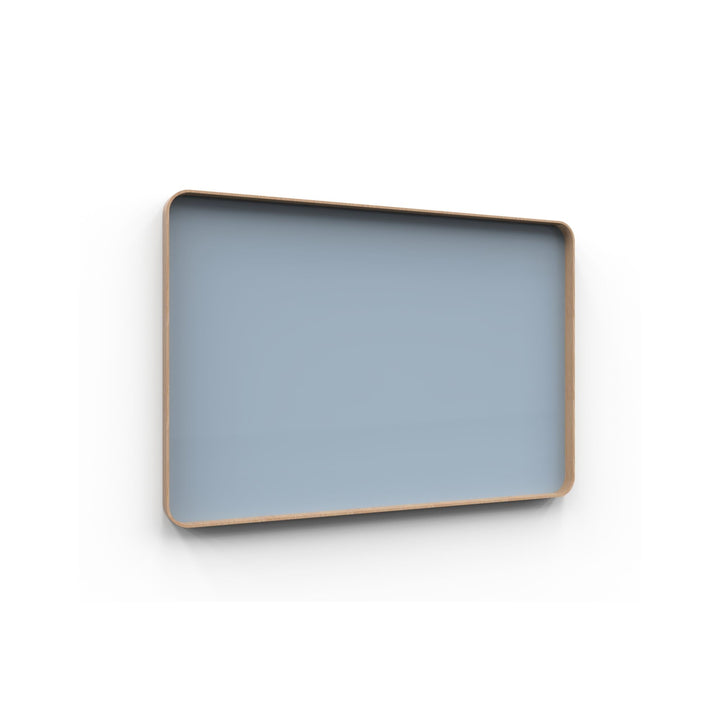 LINTEX Frame Skrivetavle Glas 150x100, Blå/Eg