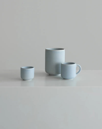 LOUISE ROE Ceramic PISU 17 Espresso Kop, Sky Blue