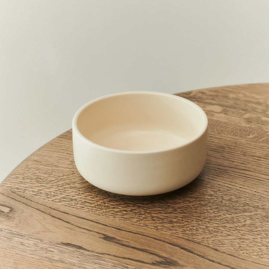 LOUISE ROE Ceramic PISU 06 Bowl, Vanilla White