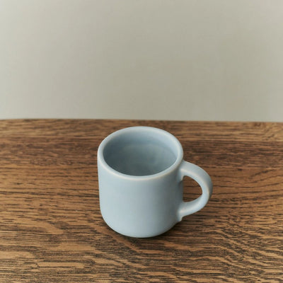 LOUISE ROE Ceramic PISU 17 Espresso Kop, Sky Blue