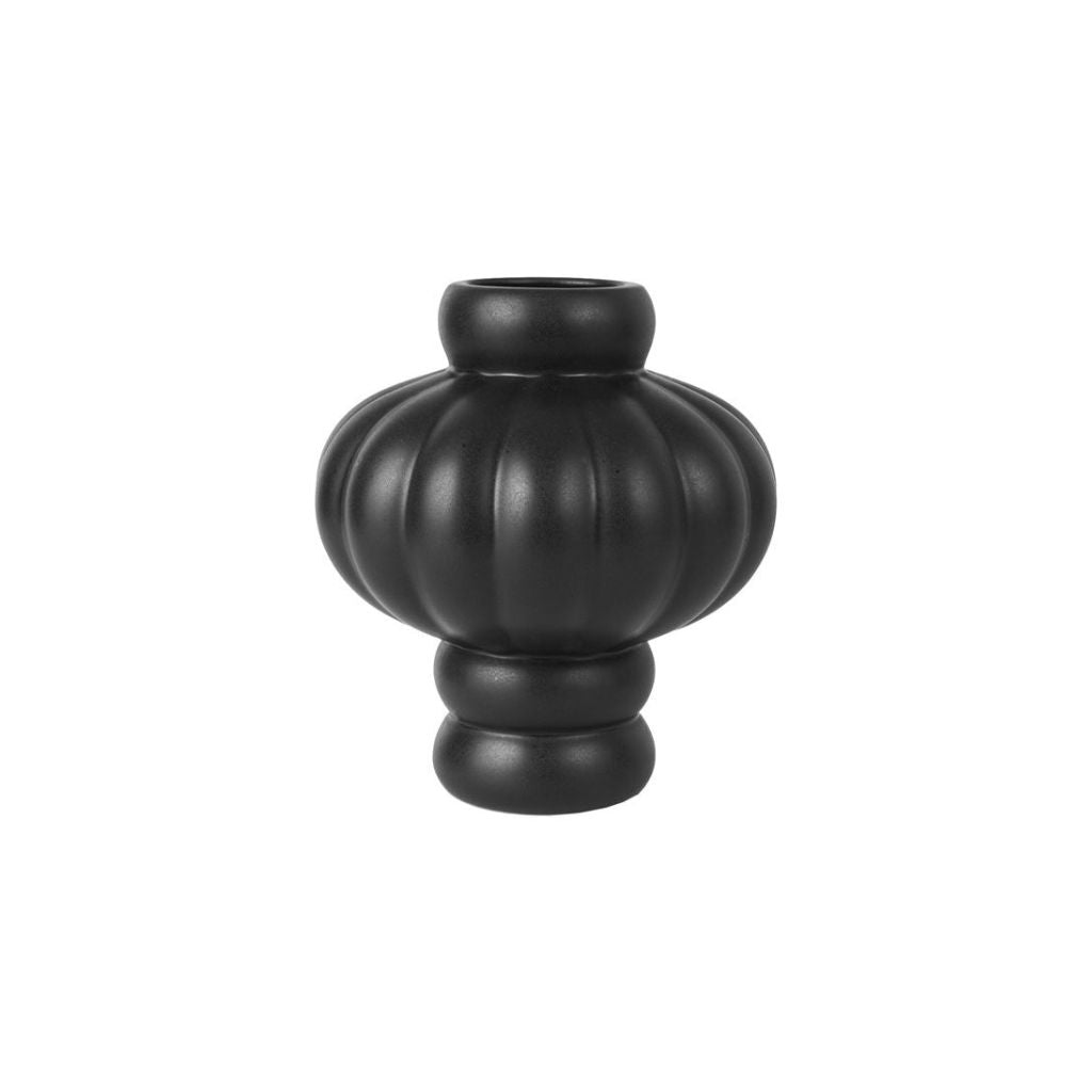 LOUISE ROE Ceremic Balloon Vase 02, Ink Black