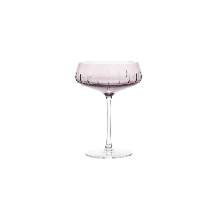 LOUISE ROE Champagnerglas Single Cut, Rose