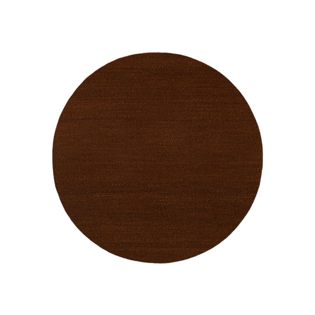 LOUISE ROE Found Rug 05 Rug Ø220cm - Rusty Iron