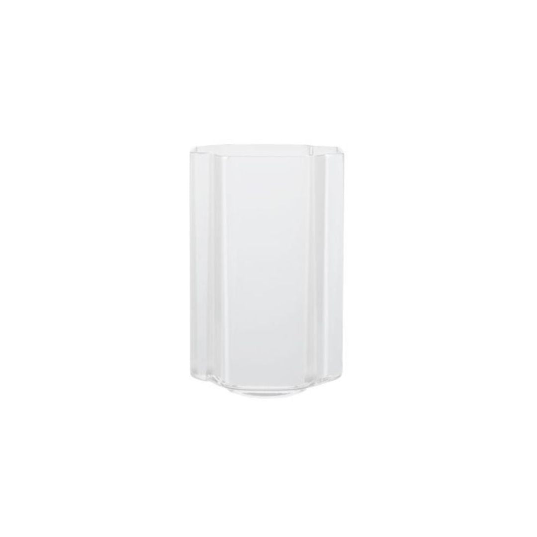 LOUISE ROE Vase Asymmetrisch, Opalweiß
