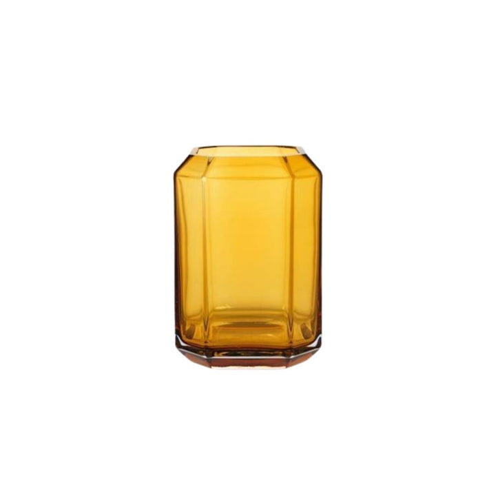 LOUISE ROE Vase Medium H20, Bernstein