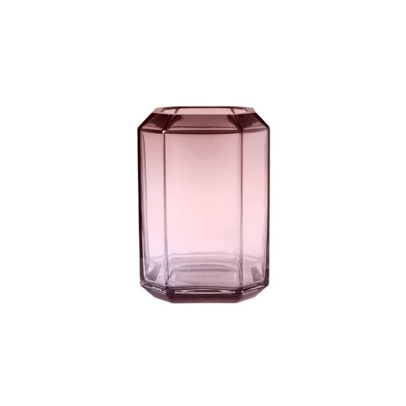 LOUISE ROE Jewel Vase Medium H20, Burgundy