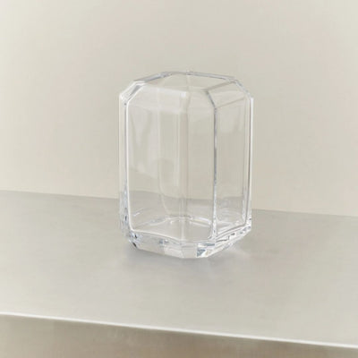 LOUISE ROE Jewel Vase Medium H20, Opal white