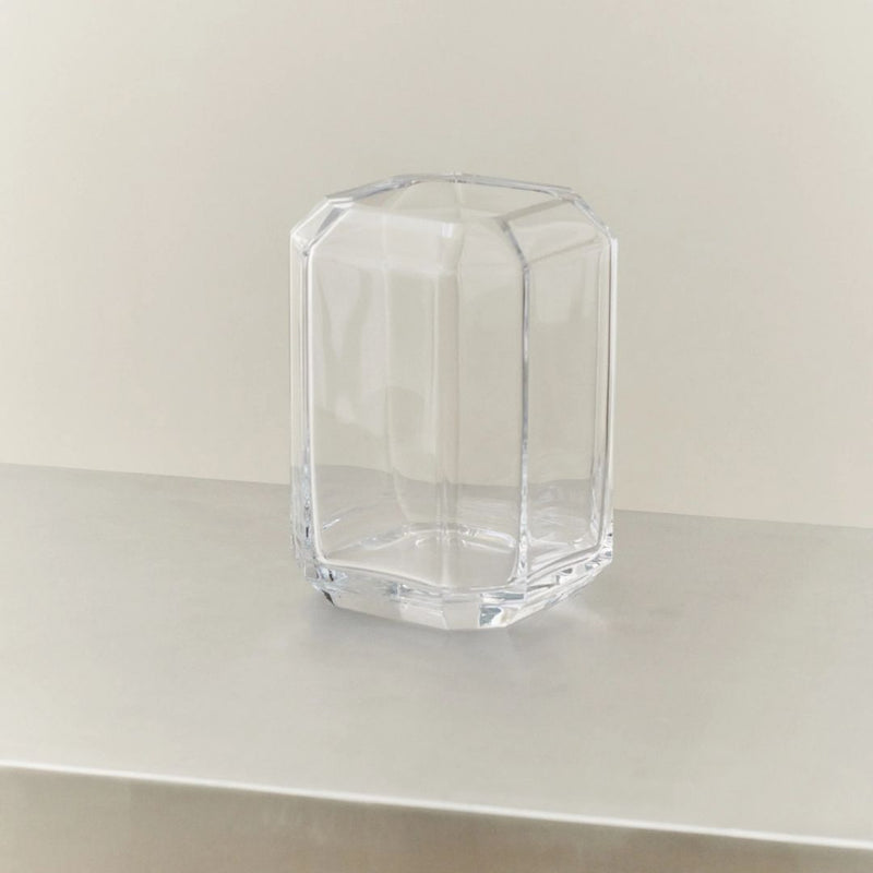 LOUISE ROE Jewel Vase Medium H20, Opal white