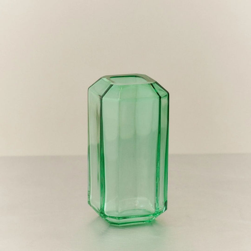 LOUISE ROE Jewel Vase Small H16, Green