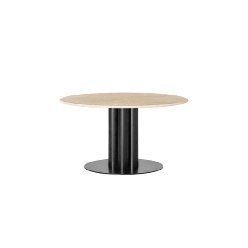 LOUISE ROE Roundabout Coffee Table Ø90/H55, Beige Moleanos/Black