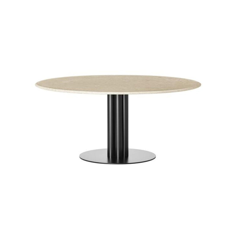 LOUISE ROE Roundabout Dining Table Ø160/H74, Beige Moleanos/Black