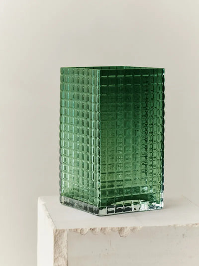 LOUISE ROE City Light Hurricane, Green, H24 cm