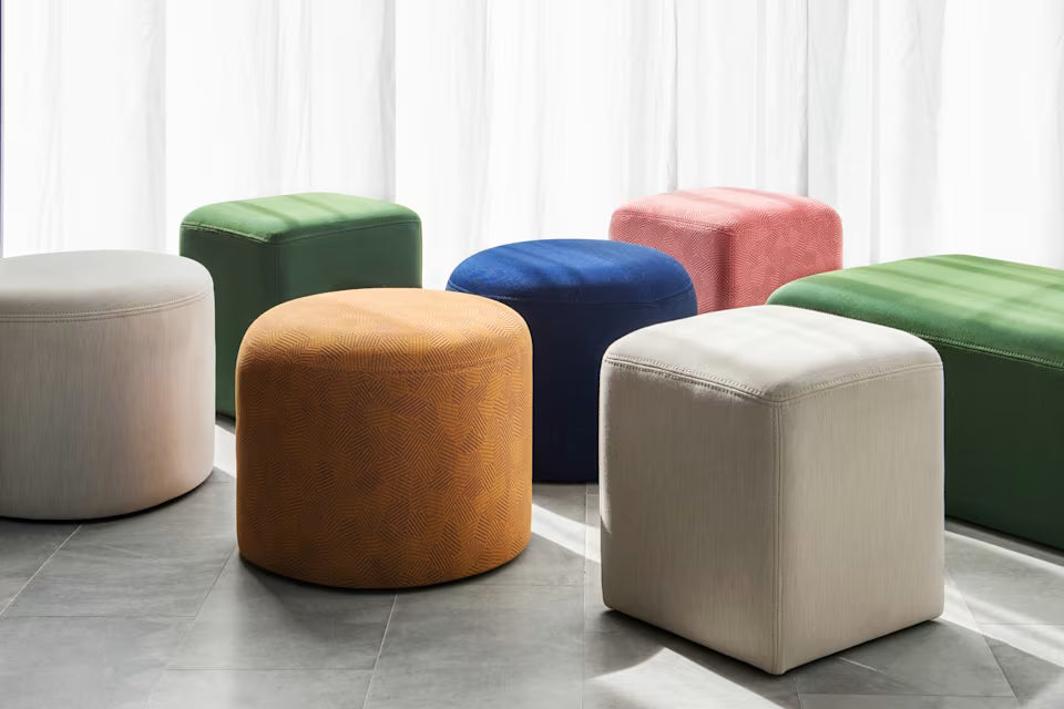 Hem Bon Cube Puf, Peacock