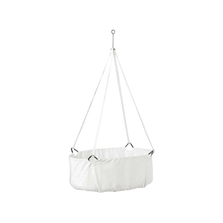 Leander Classic vugge m. Madras - Hvid