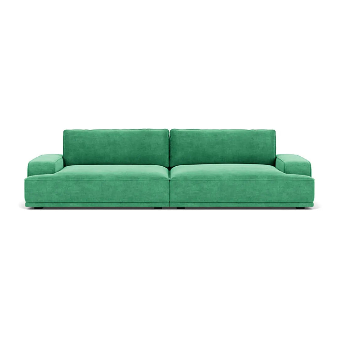 Leonora 3,5 Personers Sofa - Moss Grass Green