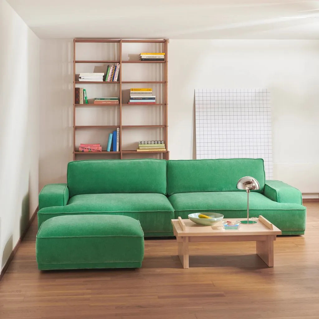 Leonora 3,5 Personers Sofa - Moss Grass Green