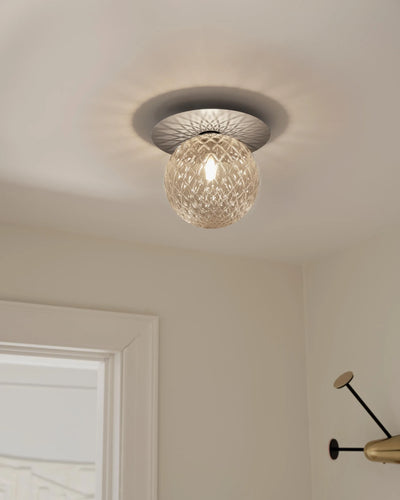 Nuura Liila 1 Large Væg / Loftlampe, Light silver / Optic clear