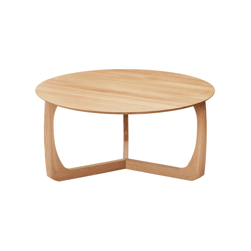 Møbel Copenhagen LILI Lounge Table Medium Sofabord - Olieret Eg, Ø75cm