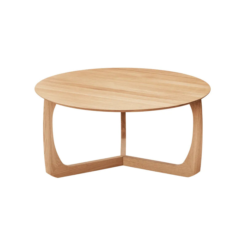 Møbel Copenhagen LILI Lounge Table Medium Sofabord - Olieret Eg, Ø75cm