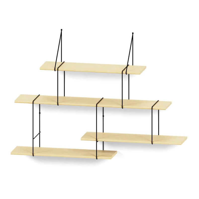 Studio Hausen Link Shelf set 2 Ash / Black