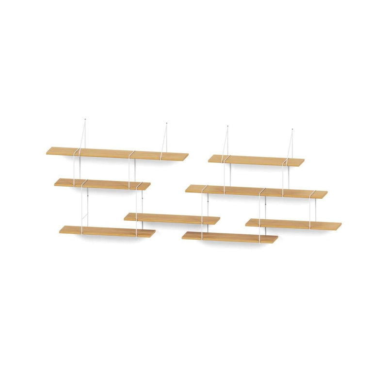 Studio Hausen Link Shelf set DUO Oak / White