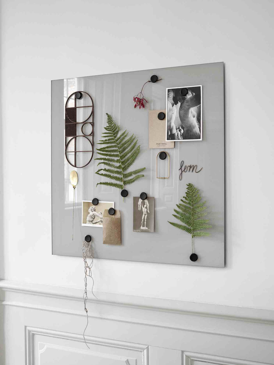 LINTEX Mood Skrivetavle Glas 125x100, Hvid