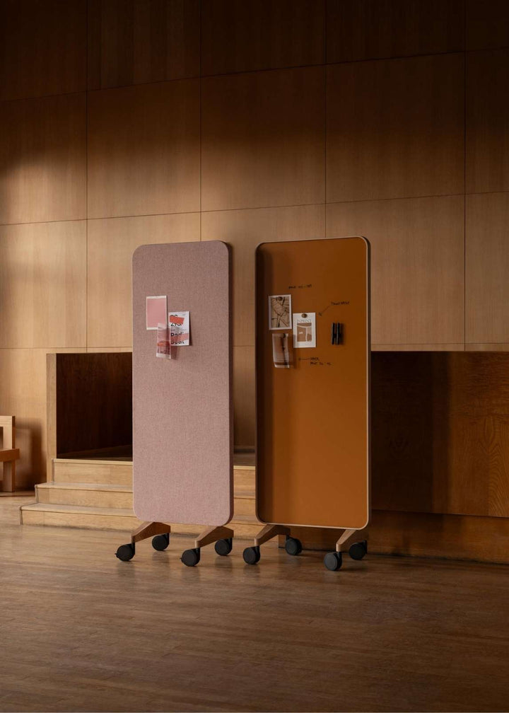 LINTEX Mood Fabric Mobil Skrivetavle 70x196, Beige/Grå