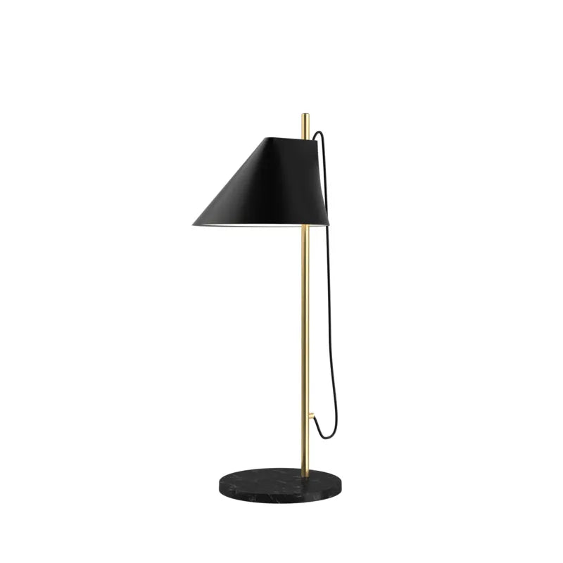 Louis Poulsen Yuh Bordlampe, Sort/Messing