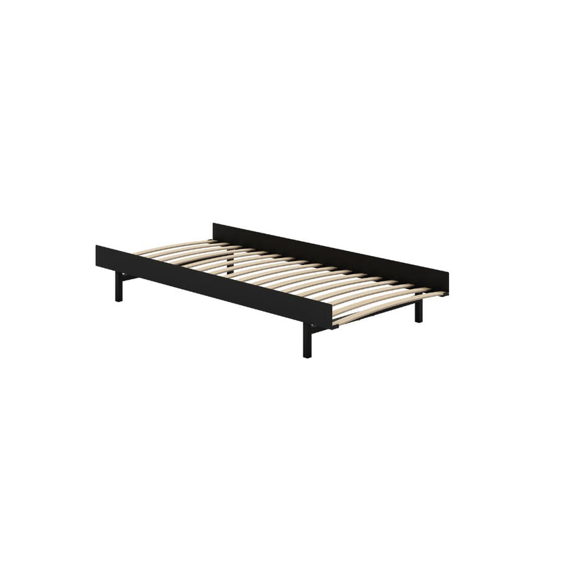 MOEBE Bed 90 cm Sengeramme - Sort