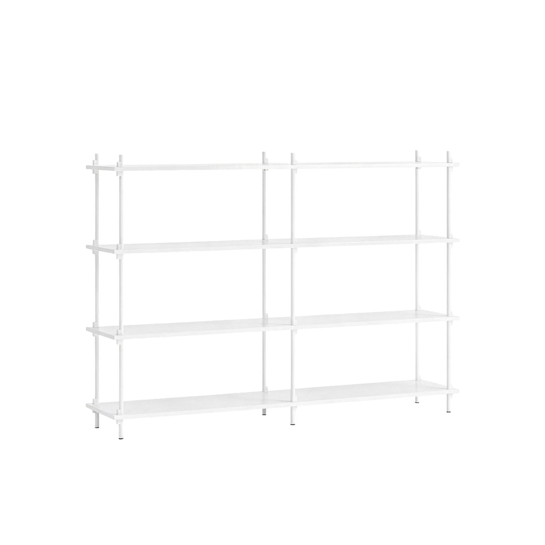 MOEBE Regalsystem H115 x B162 – Weiß