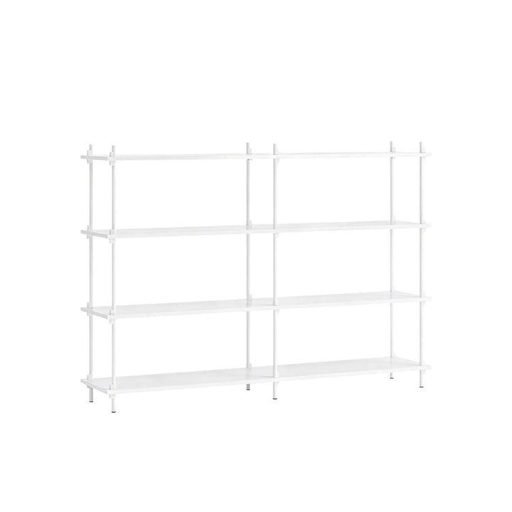 MOEBE Regalsystem H115 x B162 – Weiß