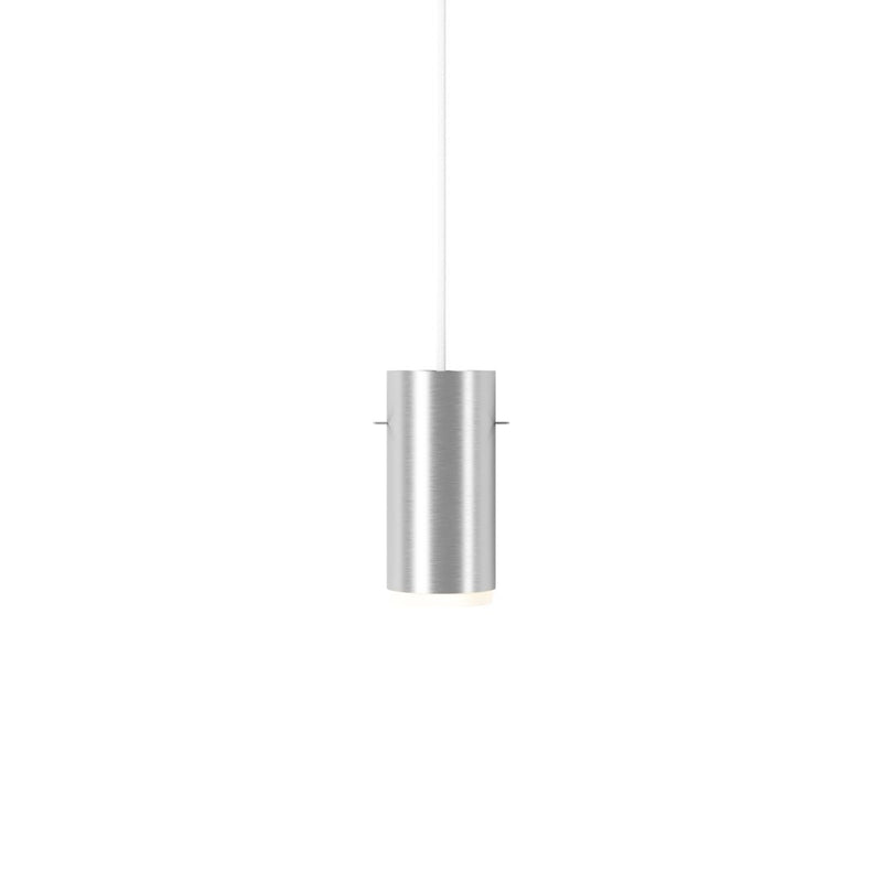 MOEBE Tube Pendant Small - Brushed Aluminium