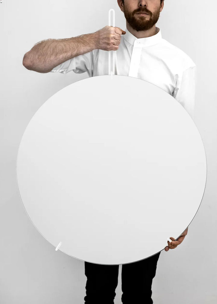 MOEBE Wall Mirror Spejl Ø70 Hvid