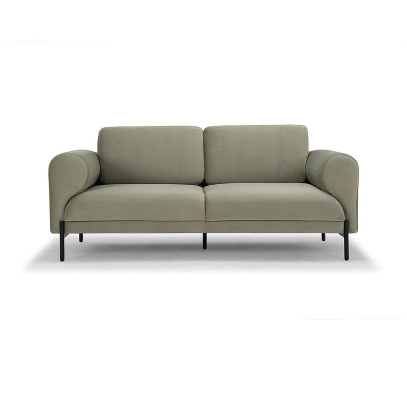 Maggie 2 Personers Sofa - Velour Lux Moss Green