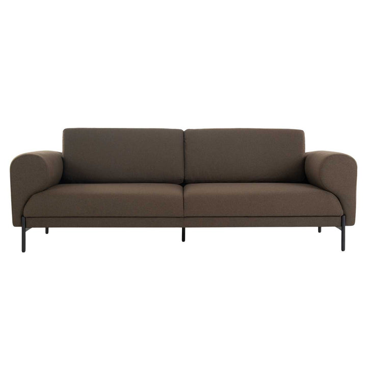 Maggie 2-Personen-Sofa - Velour Lux Moosgrün