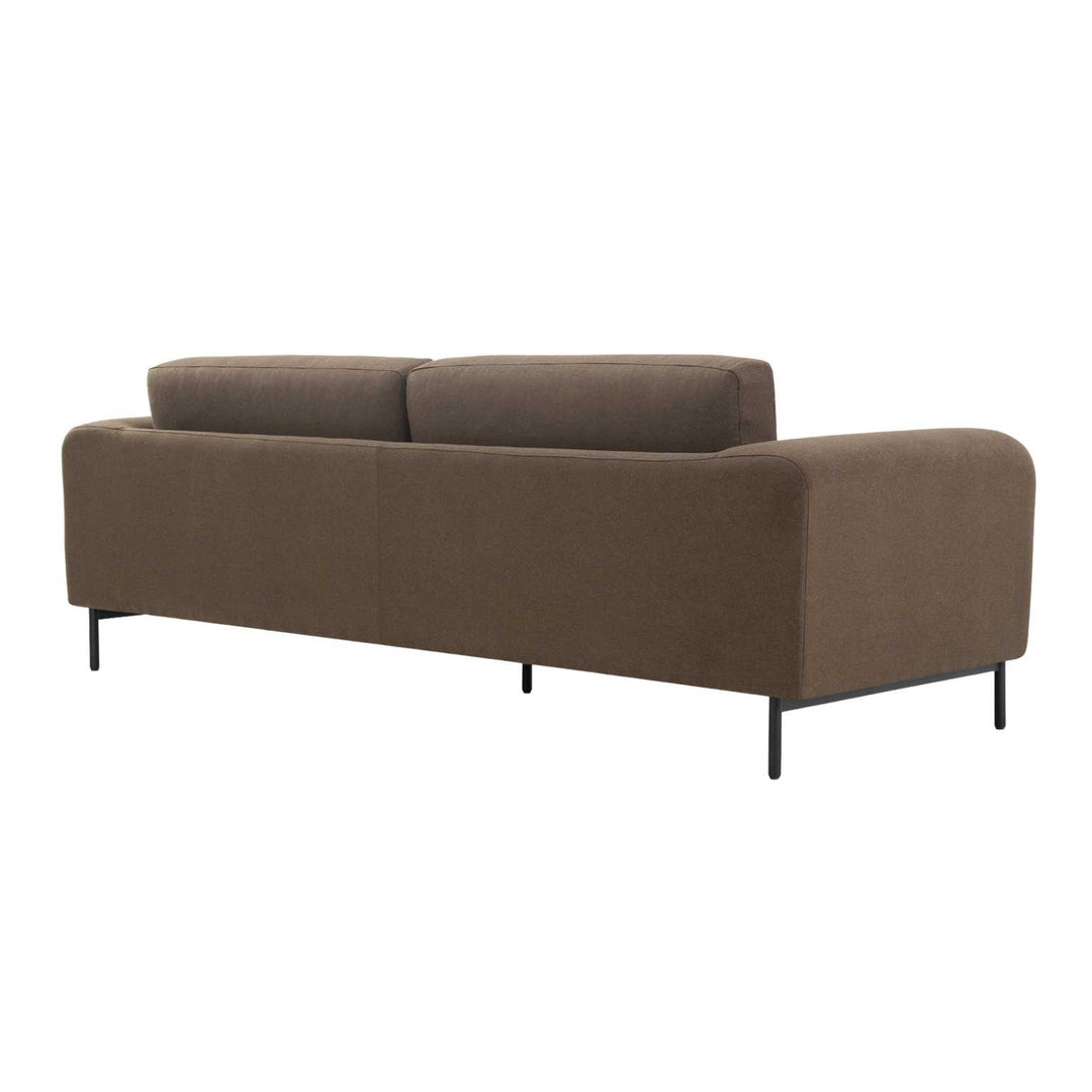 Maggie 2-Personen-Sofa - Velour Lux Moosgrün
